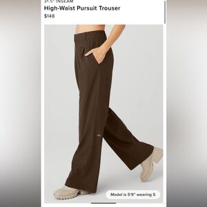 Alo High-waisted pursuit trousers